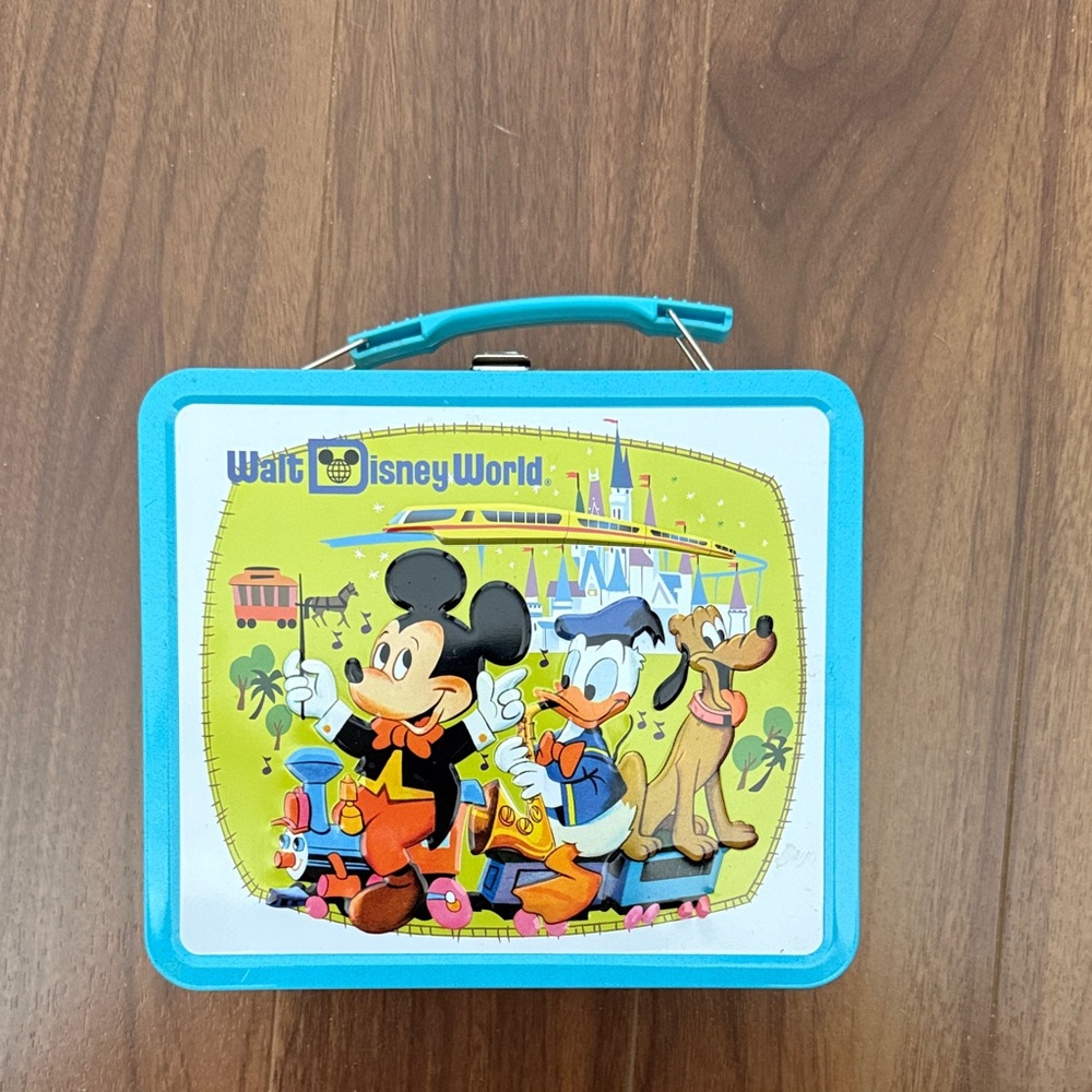 Disney Vault Collection Tin Lunchbox - Blue and Yellow